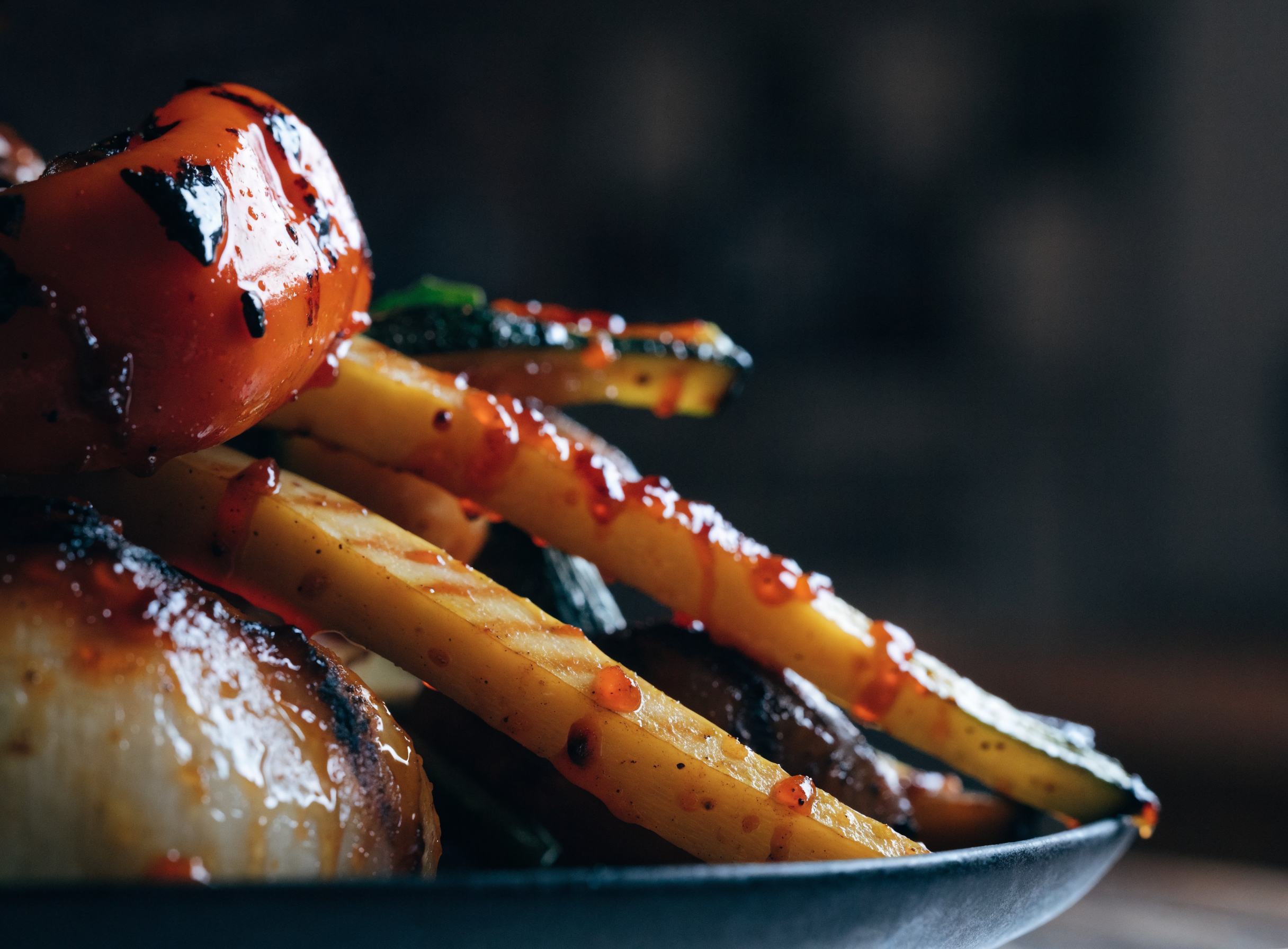 Sambal Badjak Gegrilde Groenten