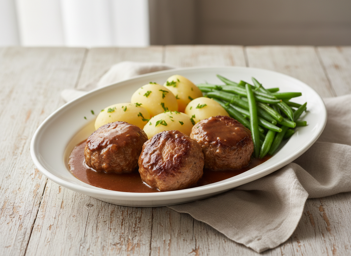 Hackfleischbällchen in Sauce